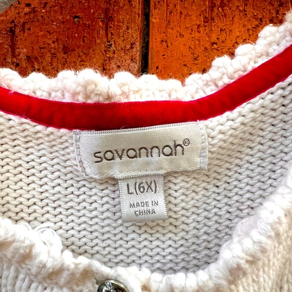 Fabulous and super soft SAVANNAH knit HOLIDAY Sweater for Girls, Size L (6x) - Picture 6 of 7